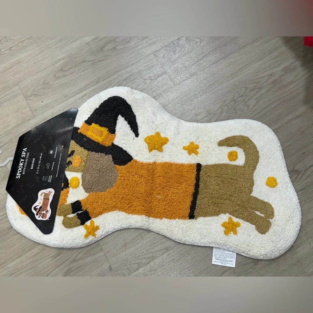 Halloween Dog Bath Mat